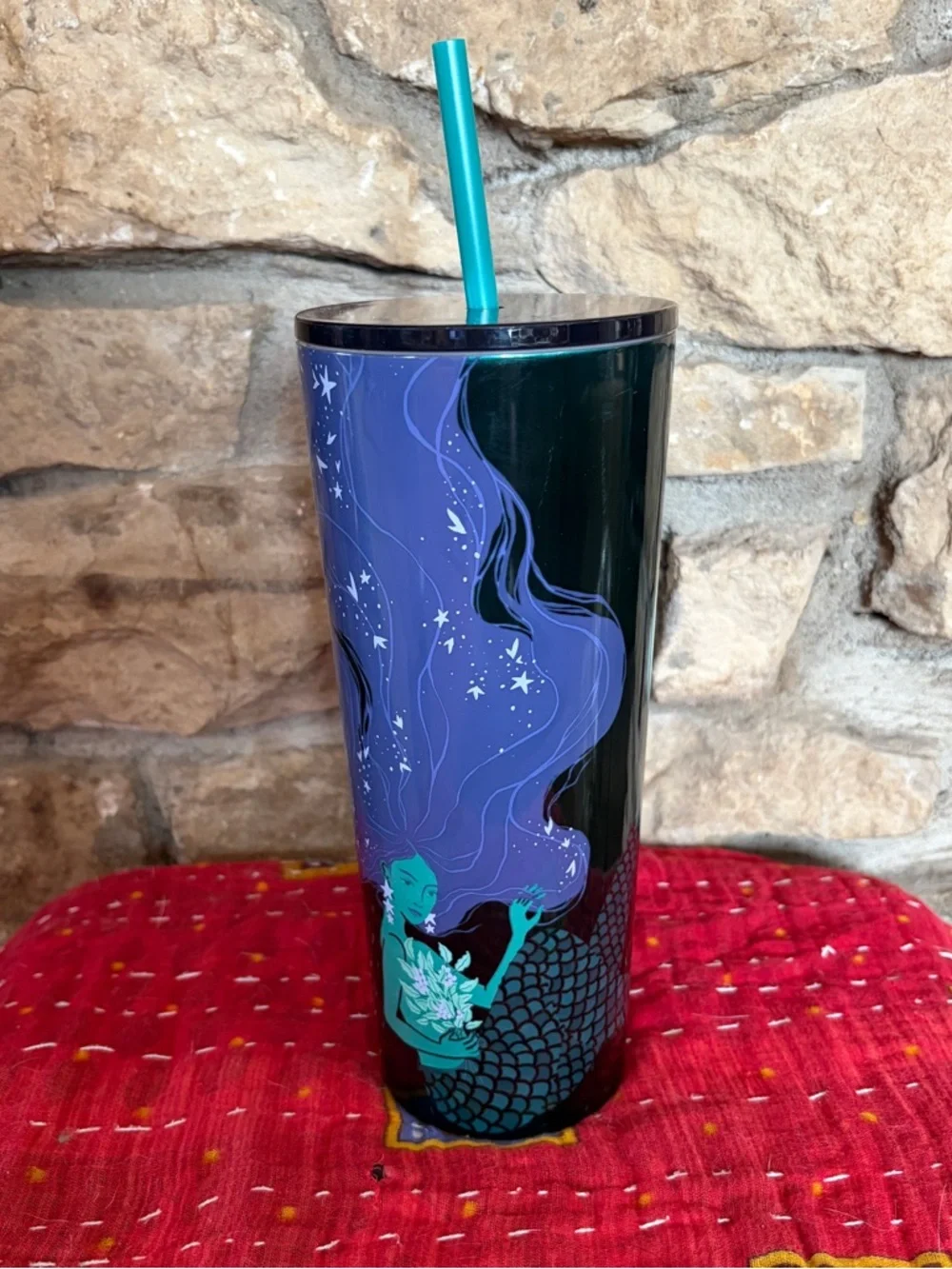 STARBUCKS Kitchen 2025 Siren/Mermaid Cold Cup Tumbler 24 oz 710 ml NWT